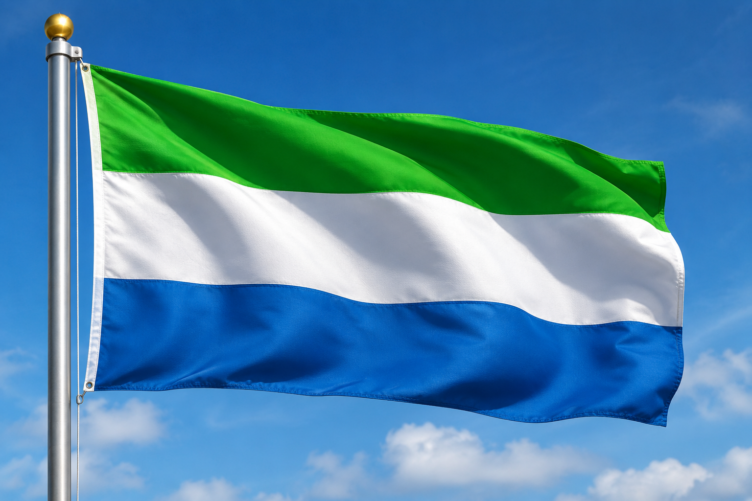 Sierra Leone Flag